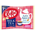 NESTLE Mini KitKat Chocolate Wafer Biscuits Milk Tea Flavor 7 Pieces - 