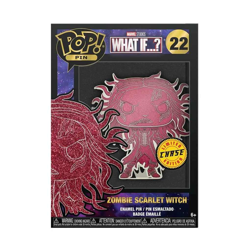 Funko Pin: Marvel's What If Zombie Scarlet Witch Glow-in-the-Dark - 
