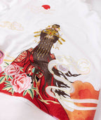 KH9241 Queen Himiko Embroidery Hoodie - Black / S