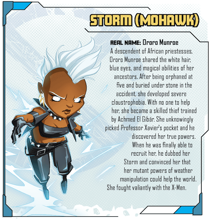 Marvel United: X-Men Storm (Mohawk) - Kickstarter Exclusive - 
