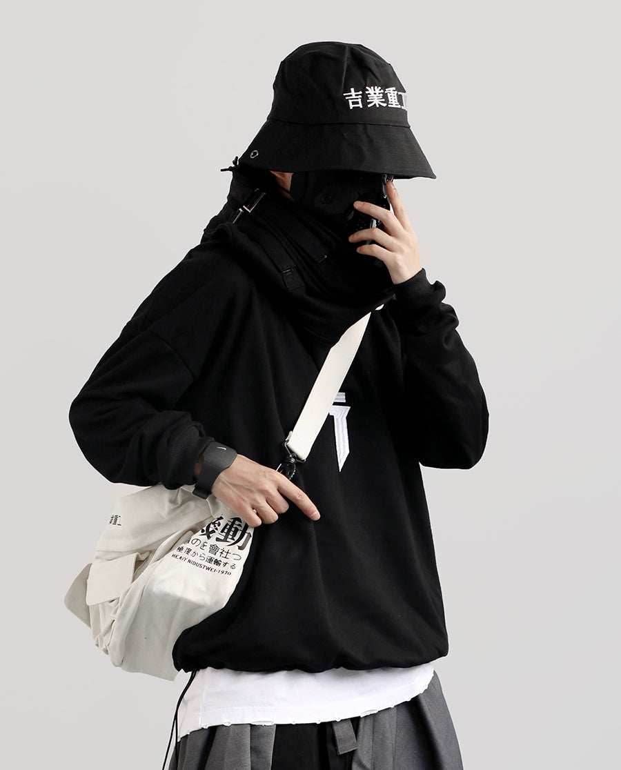 HiH6 Black I-Tech Hoodie - M