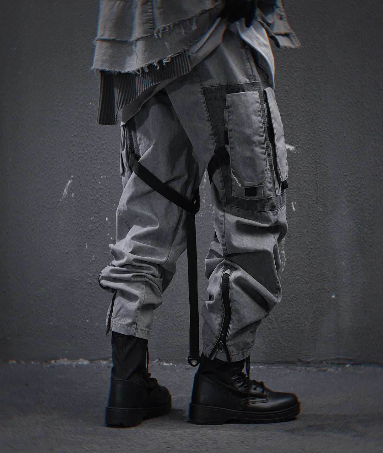 HiP46 Grey NX Cargo Pants - M