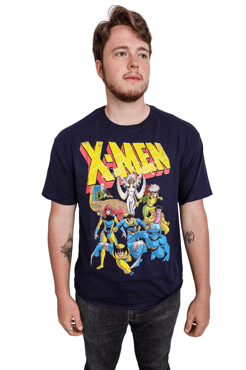 X-Men Animated Series 90's Team Marvel Comics Officially Licensed Adult T-Shirt - S