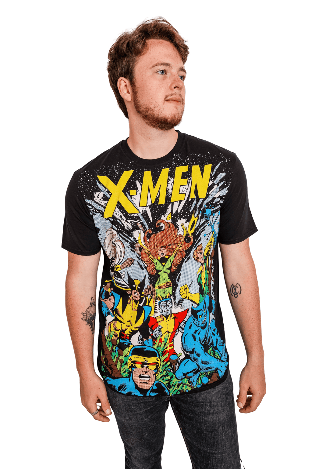 X-Men The Gang Marvel Comics Adult T-Shirt - S