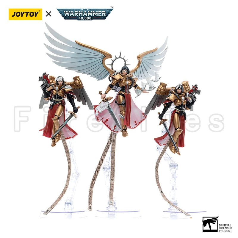 1/18 JOYTOY Action Figure (3PCS/SET) 40K Battle Sisters The Living Saint Anime Model