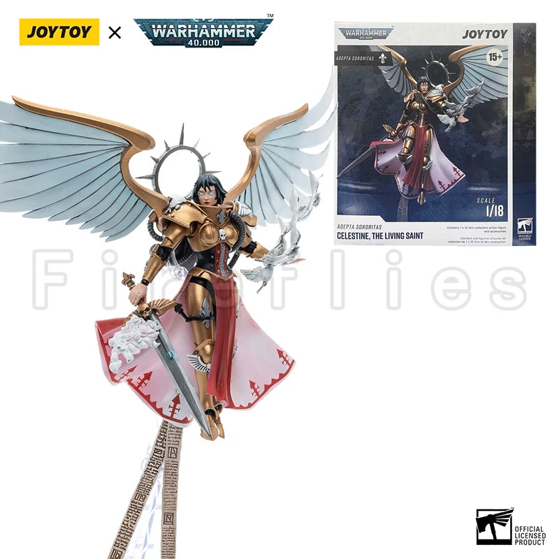 1/18 JOYTOY Action Figure (3PCS/SET) 40K Battle Sisters The Living Saint Anime Model