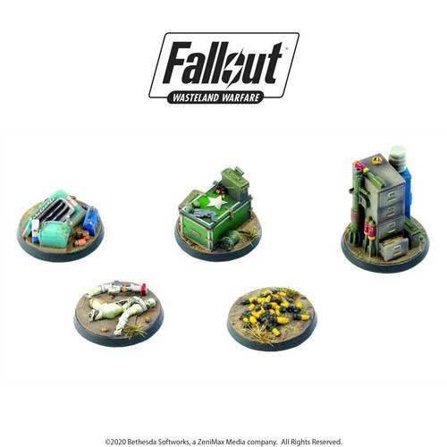 Fallout: Wasteland Warfare - Terrain Expansion - Objective Markers 2 - 