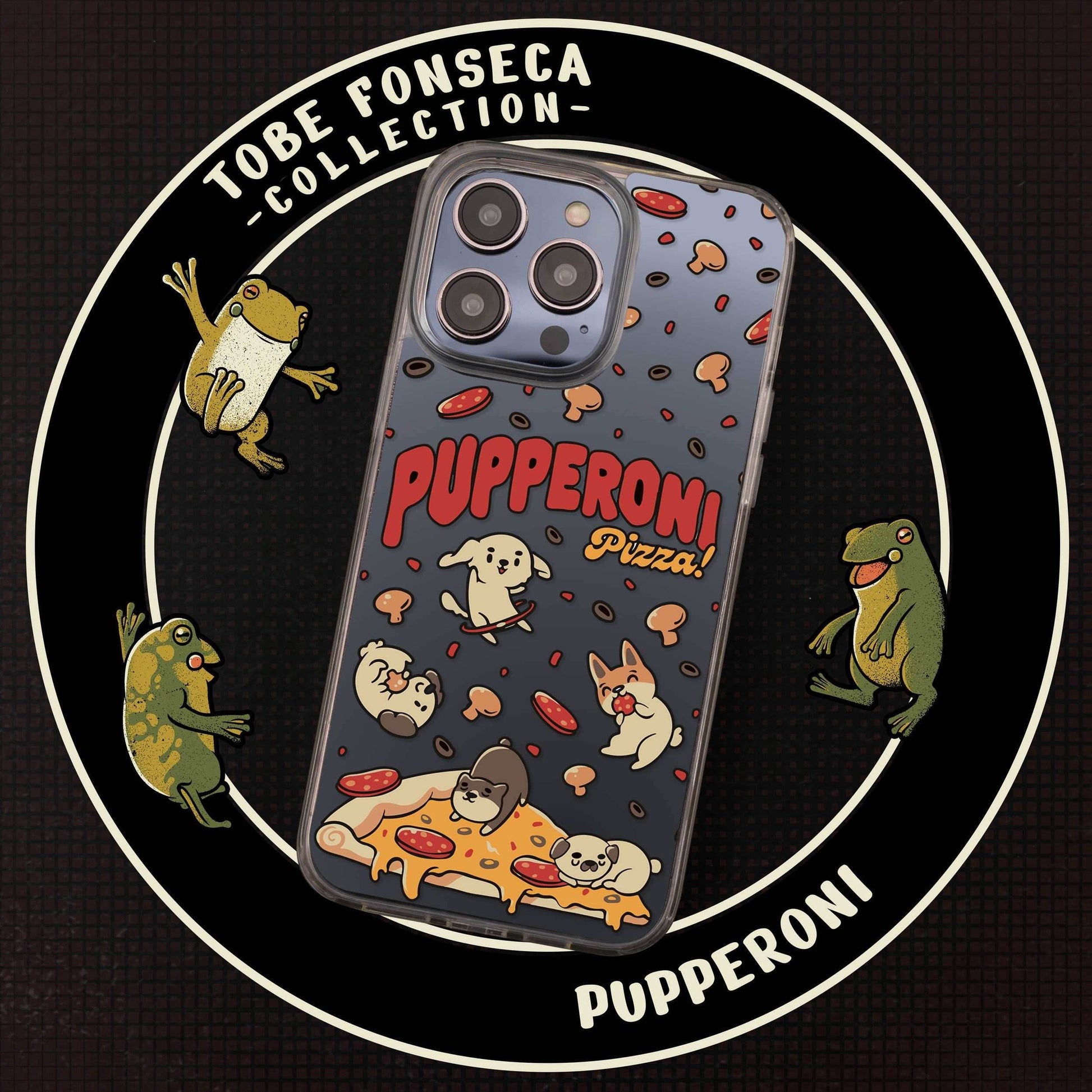 Affinity Bands X Tobe Fonseca HD Apple iPhone 15 Series Phone Case - Pupperoni / iPhone 15 Pro Max