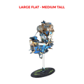 1 Set Ironclad Compatible Custom Large Flat Magnetic Flight Stand Kit