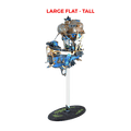 1 Set Ironclad Compatible Custom Large Flat Magnetic Flight Stand Kit