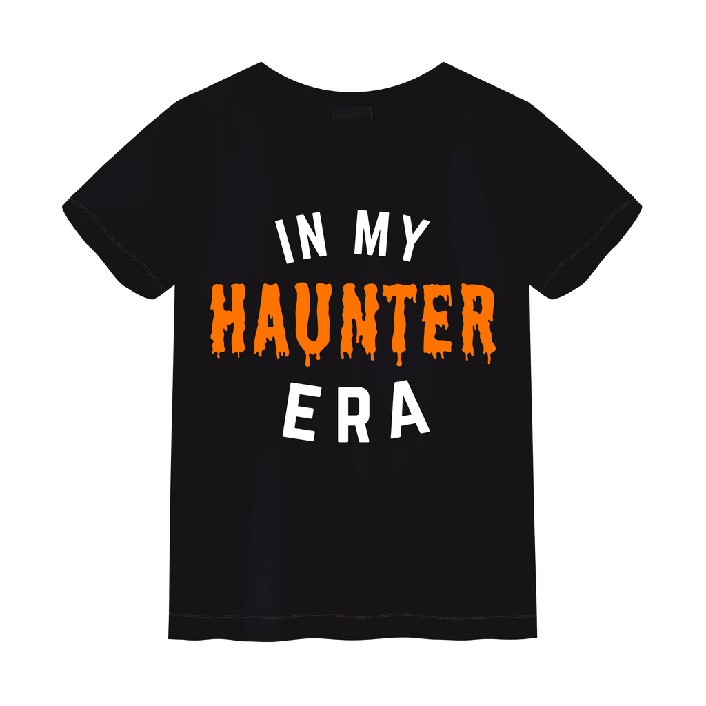 In My Haunter Era Tee (Curved) - Small / Orange