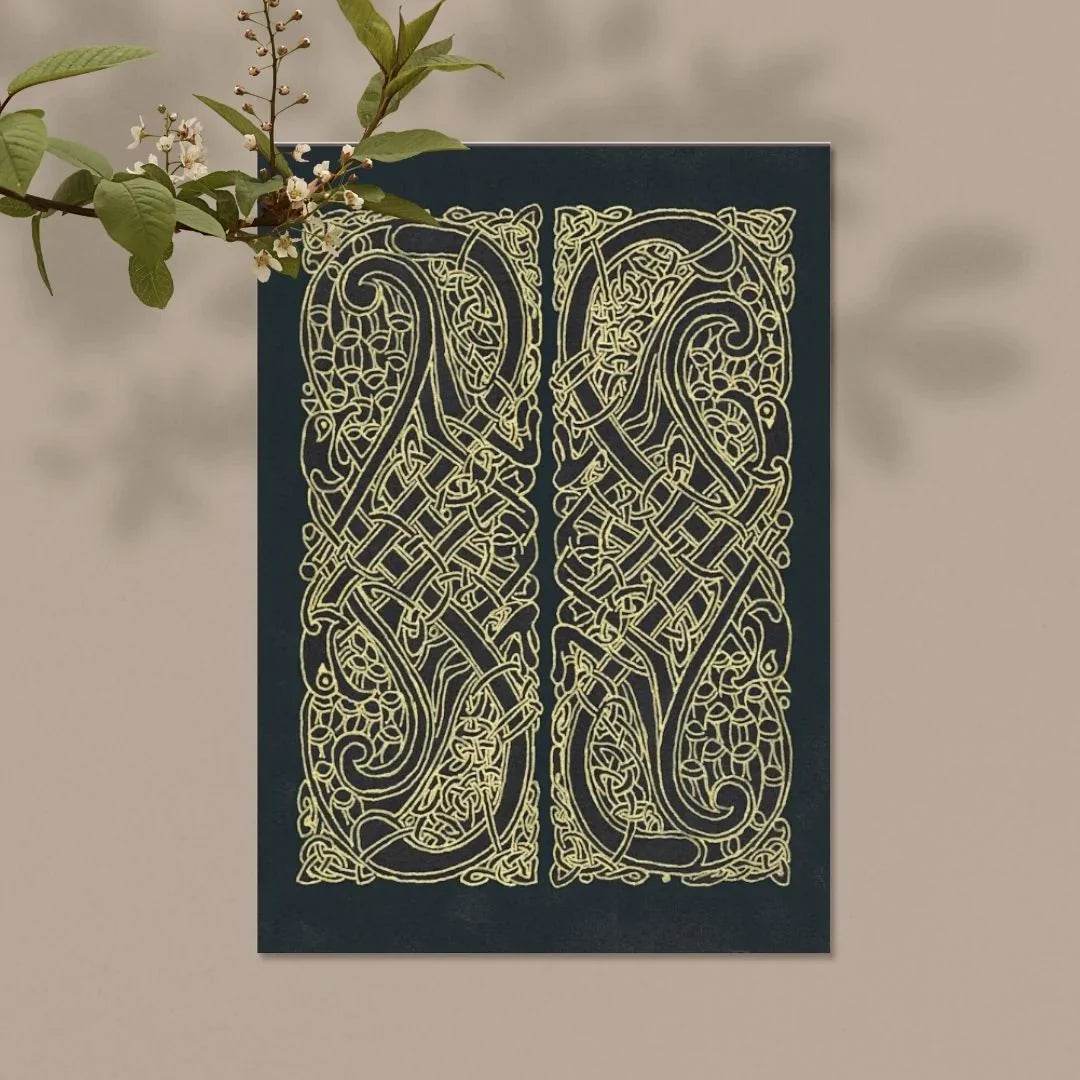 Celtic knot Intertwined Birds | Fine Art Print - 16x20