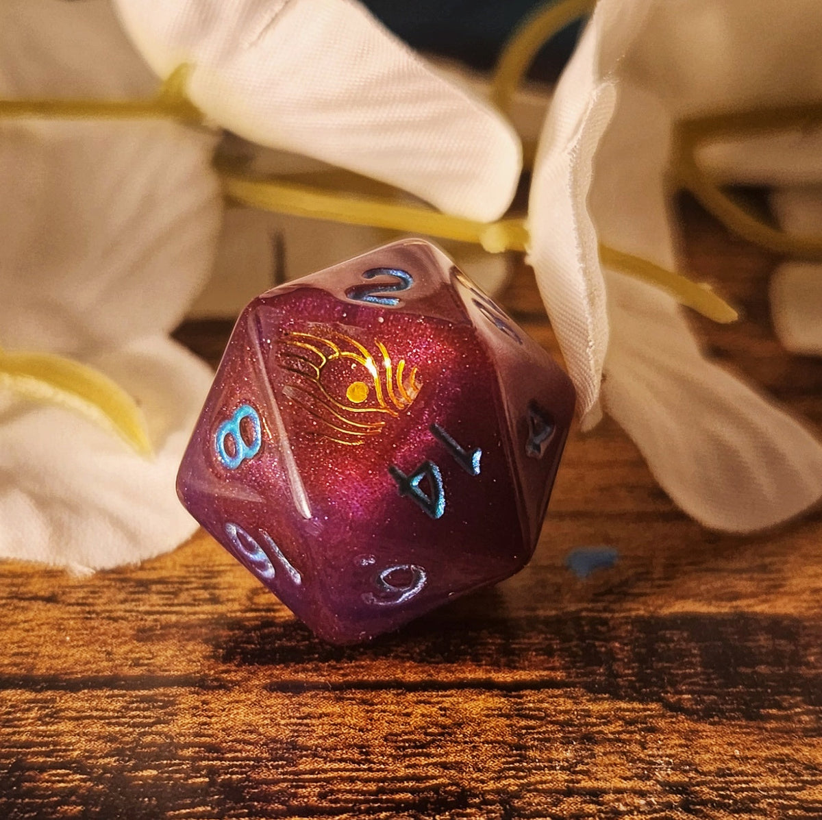 Mollymauk Critical Role Inspired D20 Handmade Gaming D20 Dice