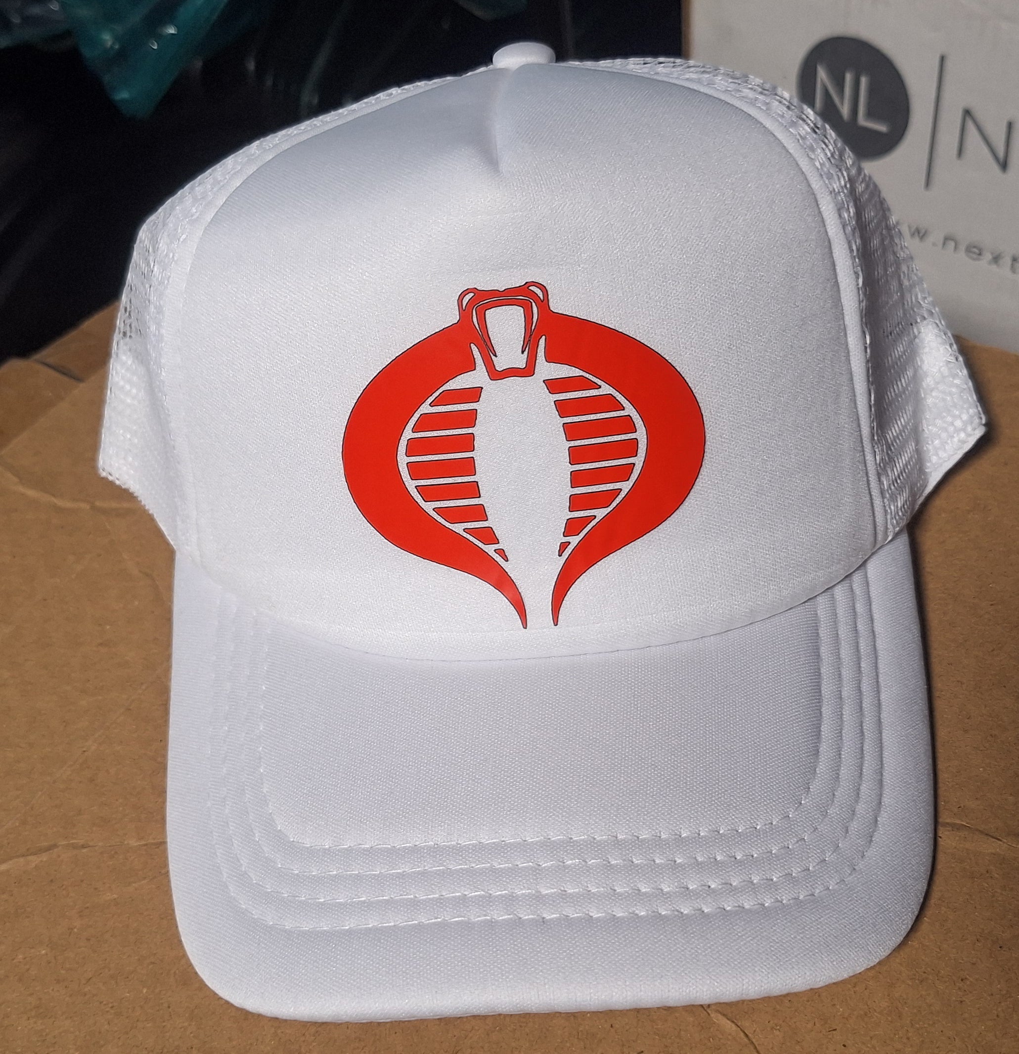 Adjustable Trucker Baseball Cap Featuring GI Joe Cobra Logo