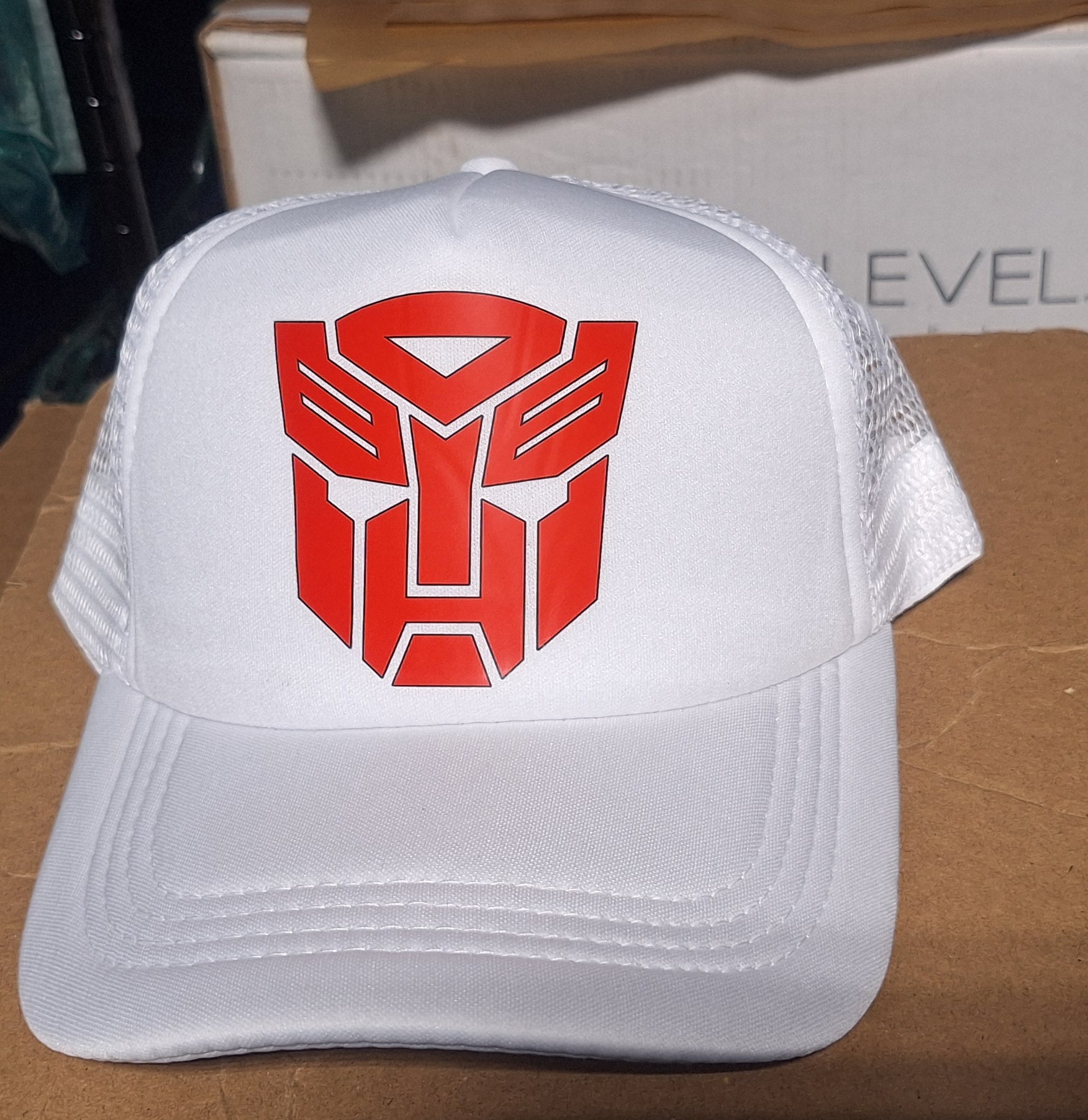 Adjustable Trucker Baseball Cap with Autobots Logo from Transformers