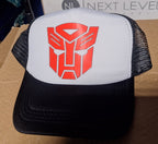 Adjustable Trucker Baseball Cap with Autobots Logo from Transformers