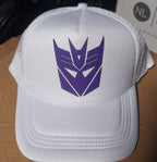 Adjustable Trucker Baseball Cap with Decepticon Logo from Transformers