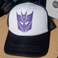 Adjustable Trucker Baseball Cap with Decepticon Logo from Transformers