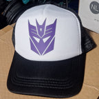 Adjustable Trucker Baseball Cap with Decepticon Logo from Transformers