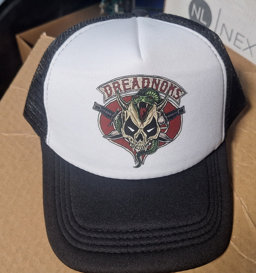 Adjustable Trucker Baseball Hat Cap Featuring GI Joe Dreadnoks Design