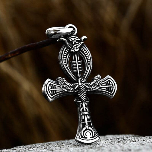 Egyptian Ankh Stainless Steel Pendant - Stainless Steel / Pendant Only