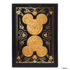 Disney Mickey Mouse inspired Black and Gold Playing Cards - 
