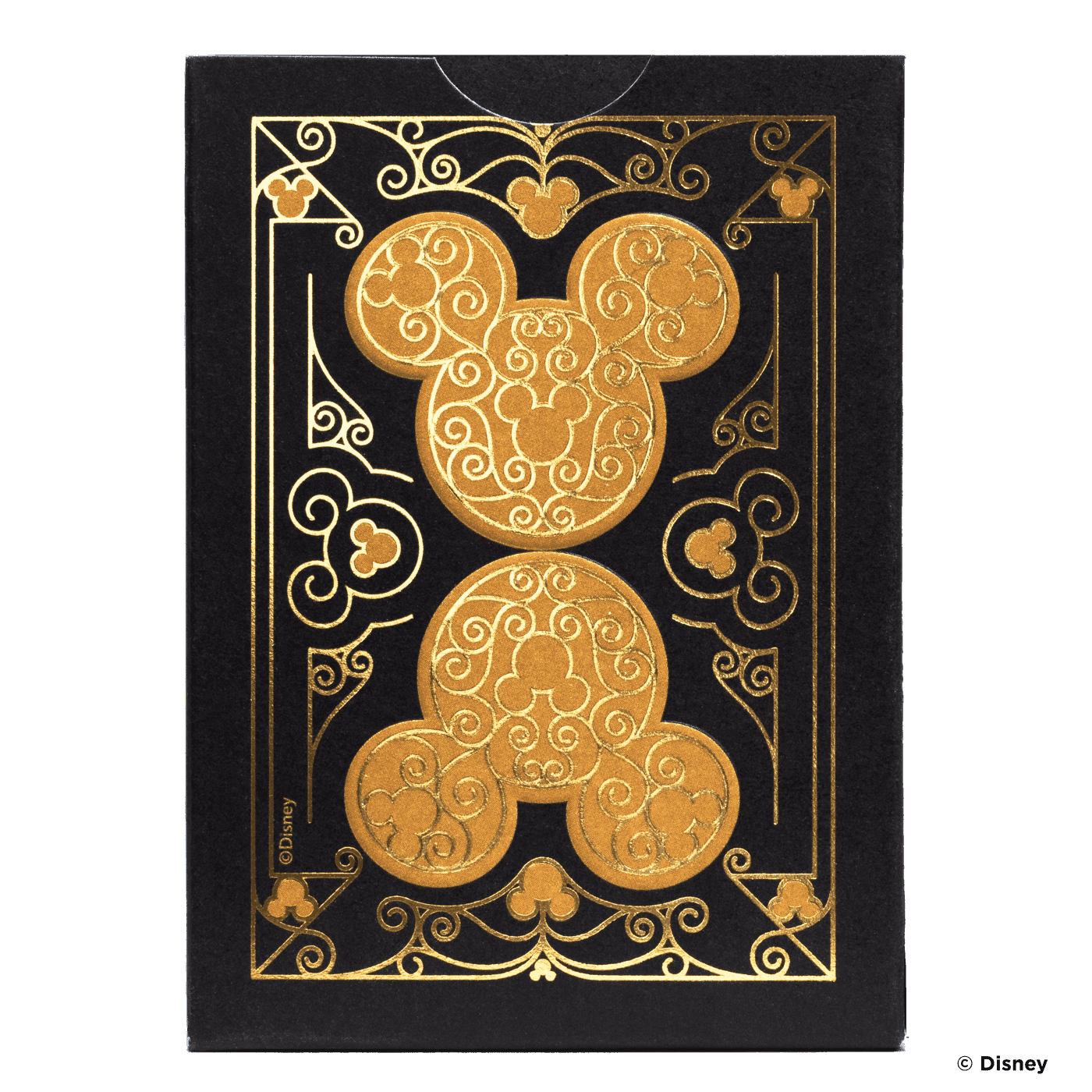 Disney Mickey Mouse inspired Black and Gold Playing Cards - 
