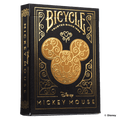 Disney Mickey Mouse inspired Black and Gold Playing Cards - 