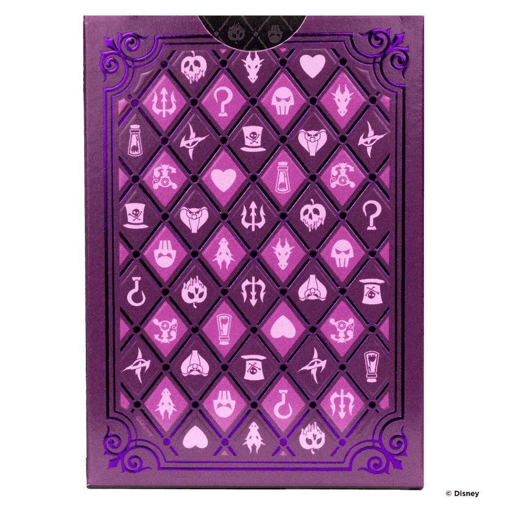 Disney Villains Inspired Playing Cards by Bicycle- Purple - 