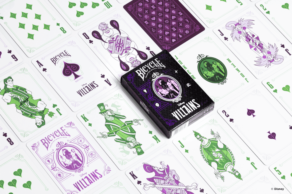 Bicycle Playing Cards: Disney Villains - Purple