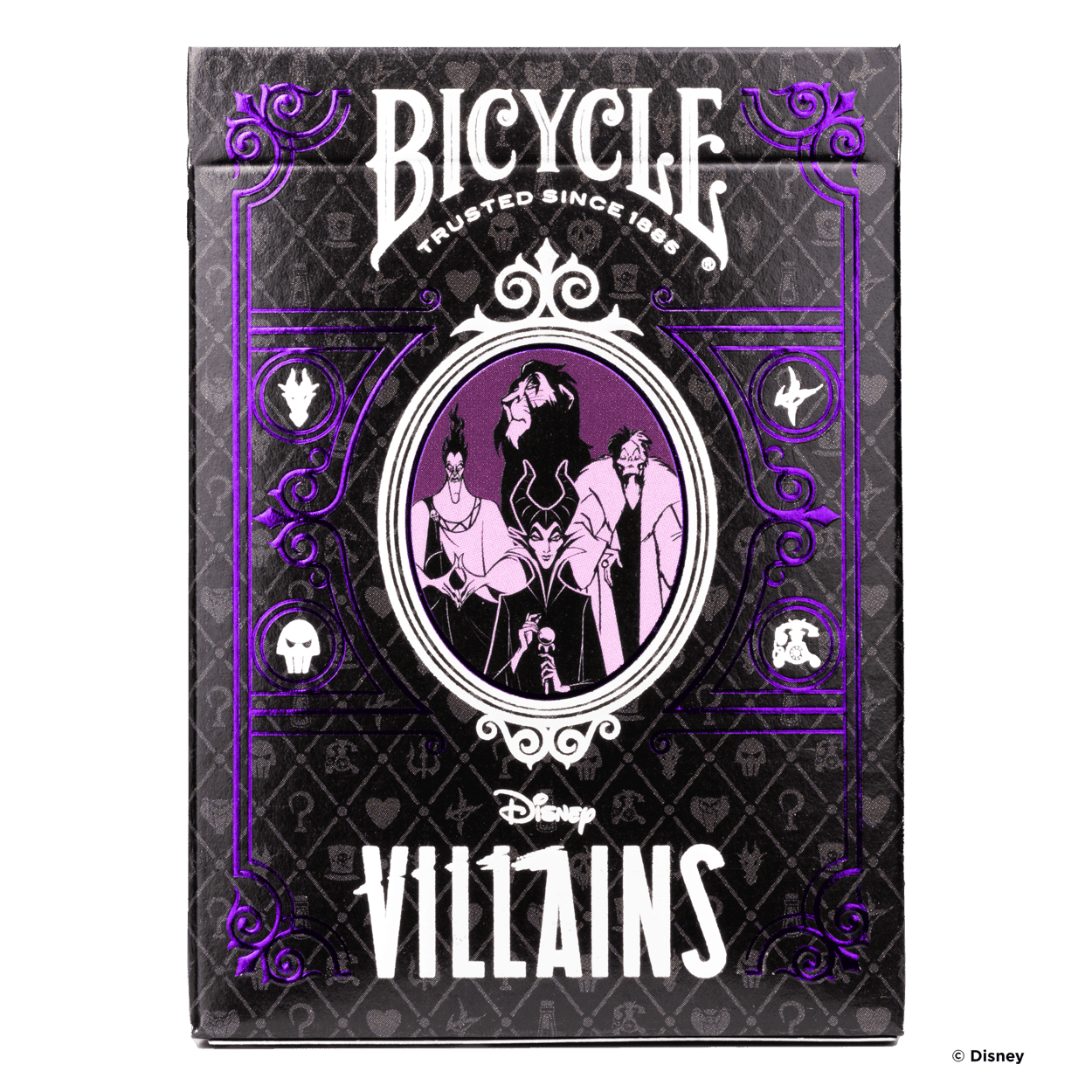 Disney Villains Inspired Playing Cards by Bicycle- Purple - 