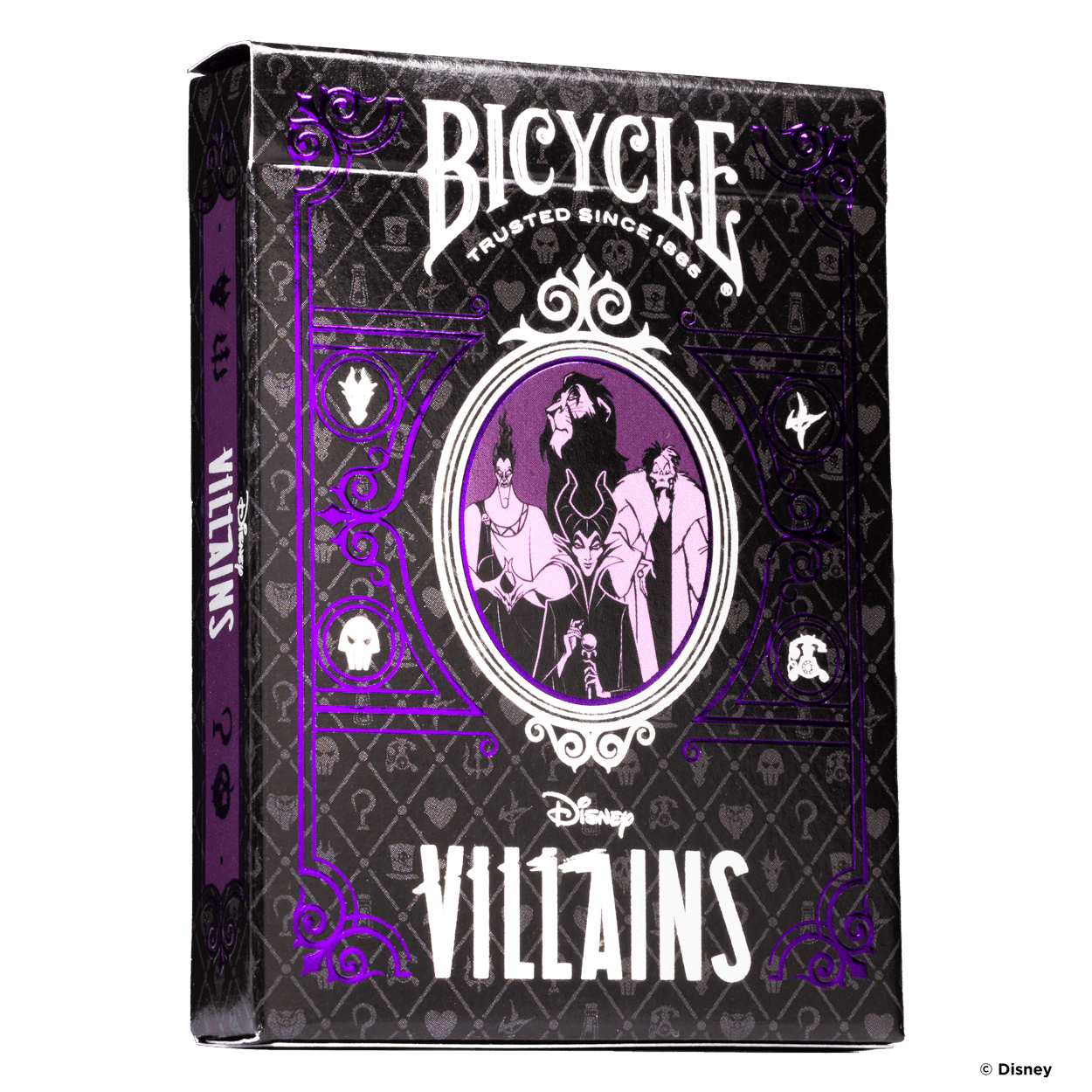 Bicycle Playing Cards: Disney Villains - Purple