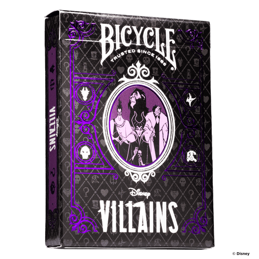 Bicycle Playing Cards: Disney Villains - Purple