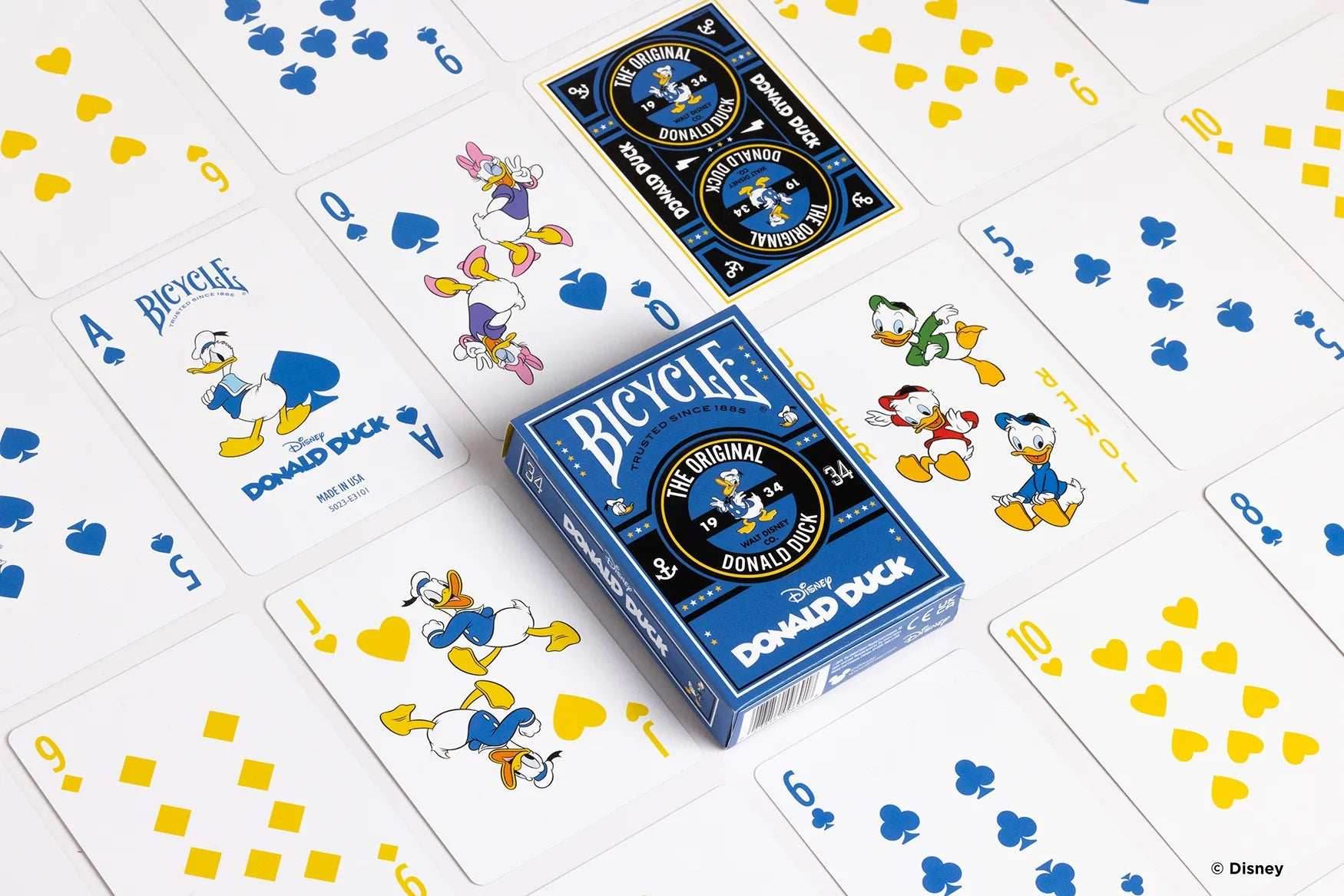 Disney Classic Donald Duck Inspired Playing Cards by Bicycle - 