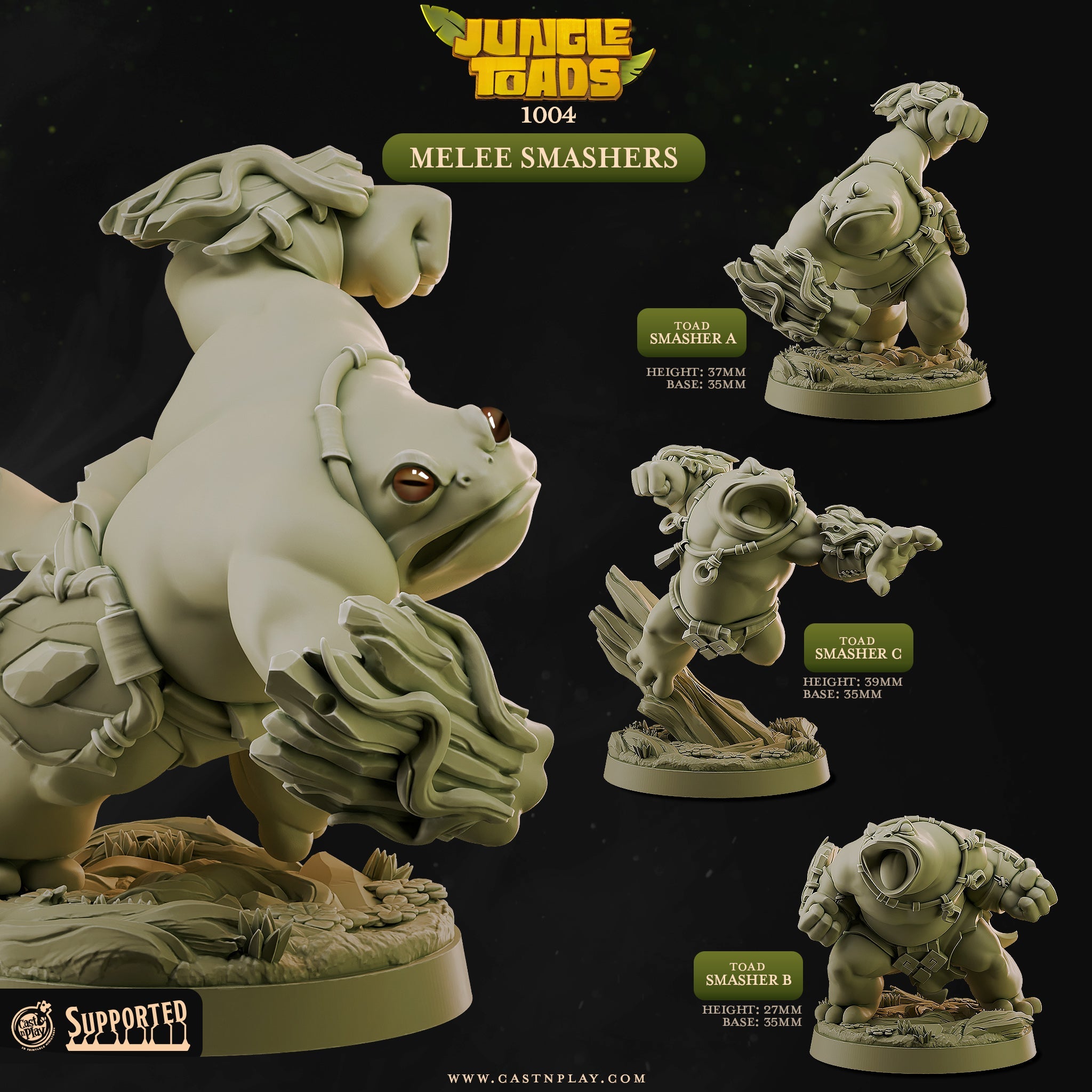Melee Smasher Toads