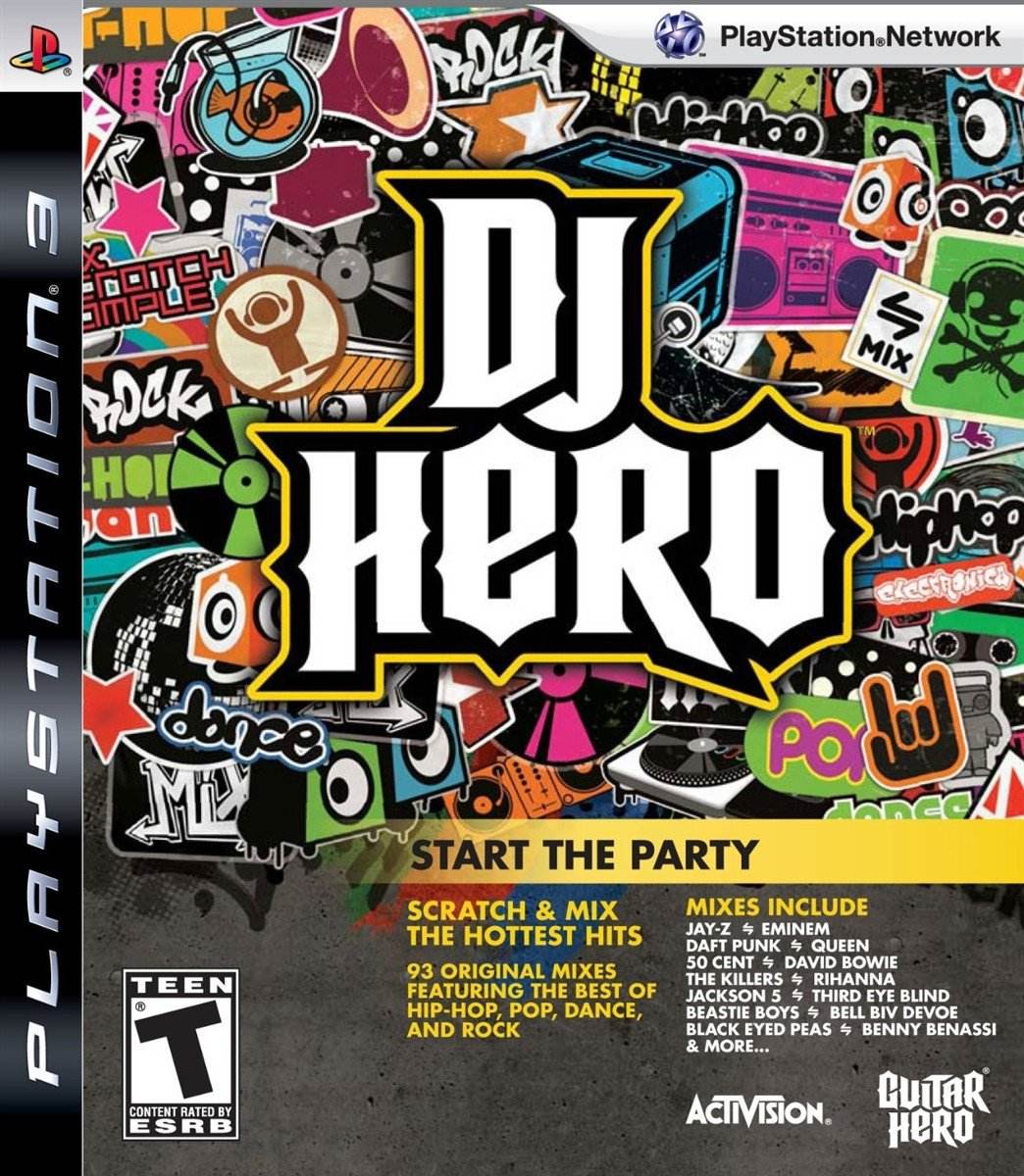 DJ Hero (Playstation 3) - Game Manual Only
