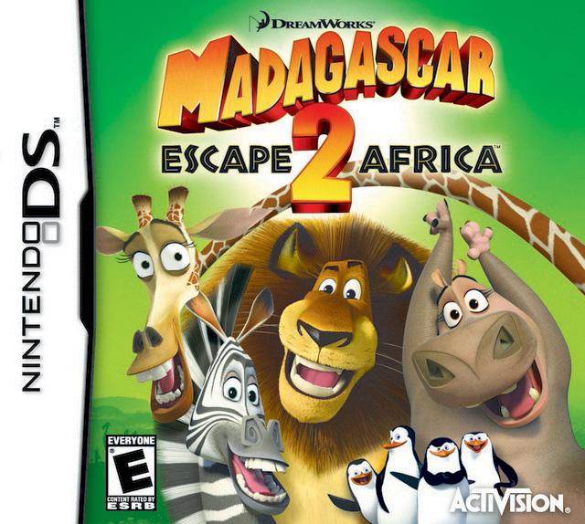Madagascar Escape 2 Africa (Nintendo DS) - Game Manual Only