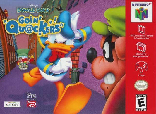 Donald Duck Goin' Quackers (Nintendo 64) - Game Manual Only