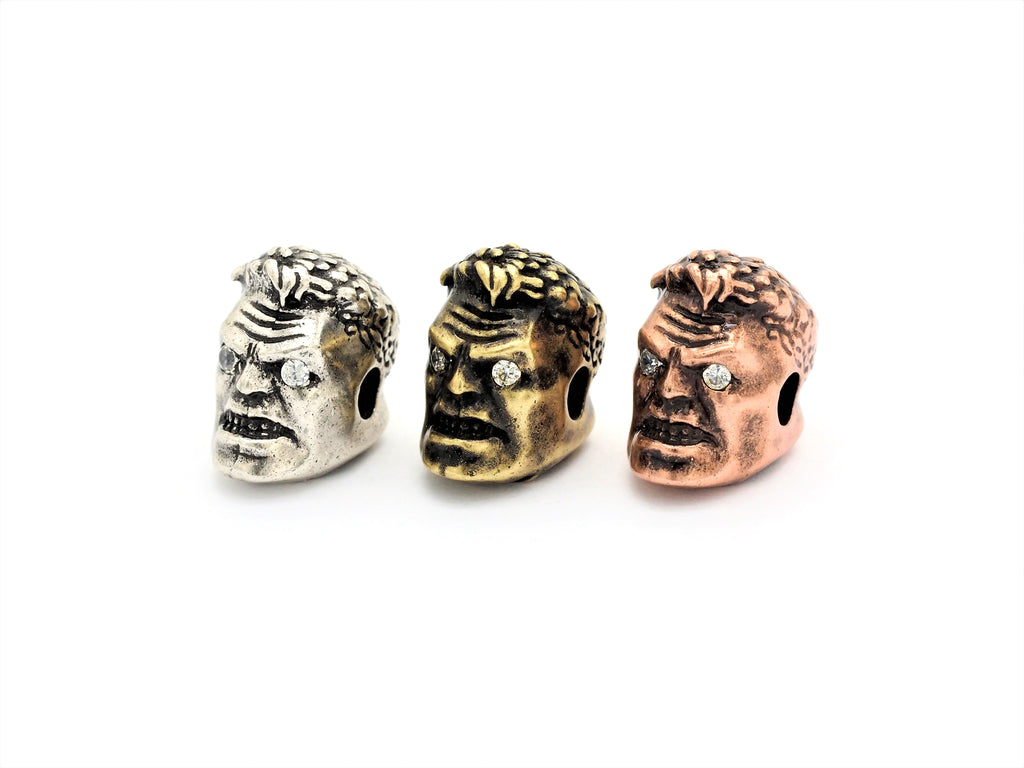 Antique Color Incredible Hulk Bead, Hulk Spacer Beads, Sku#Y176