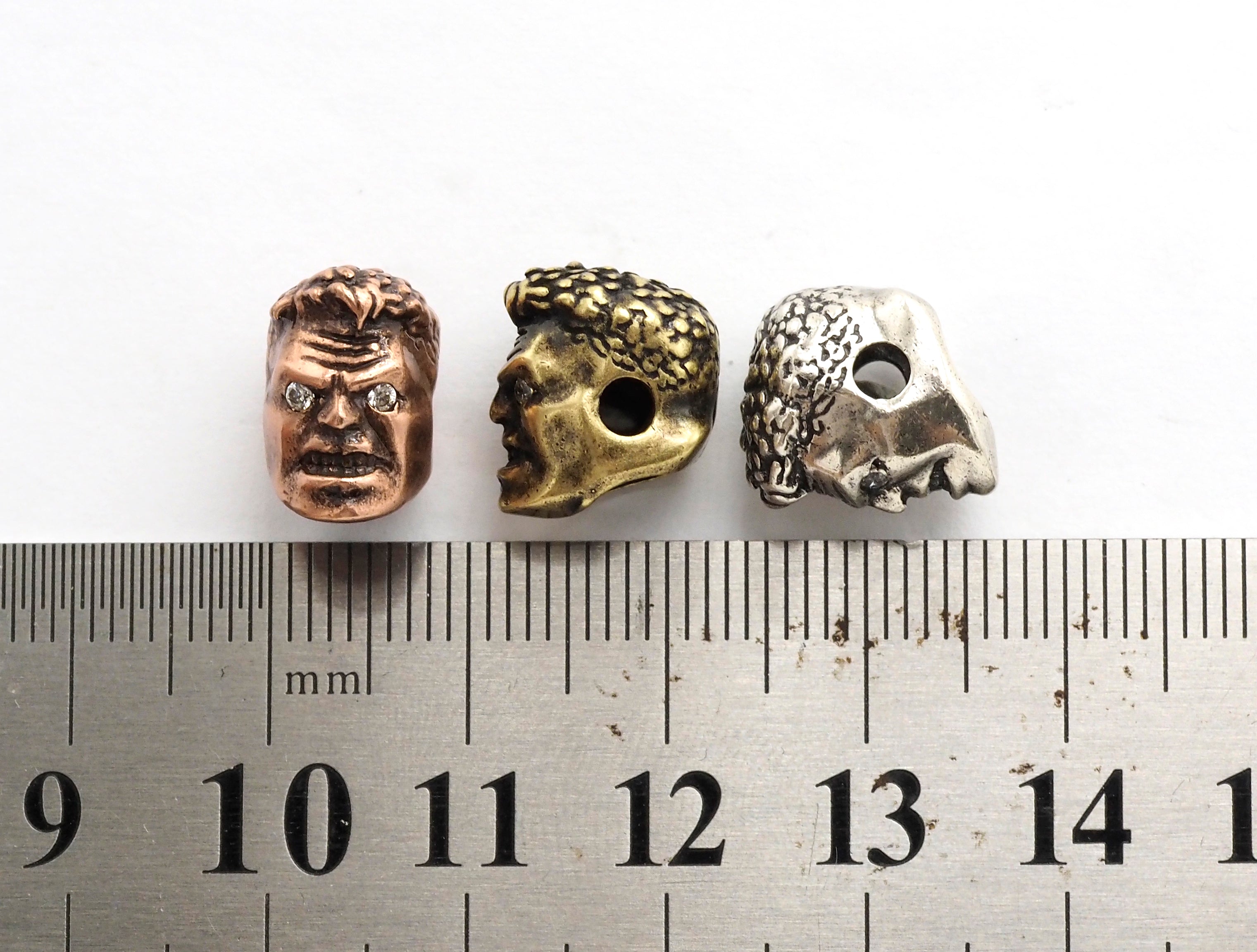 Antique Color Incredible Hulk Bead, Hulk Spacer Beads, Sku#Y176