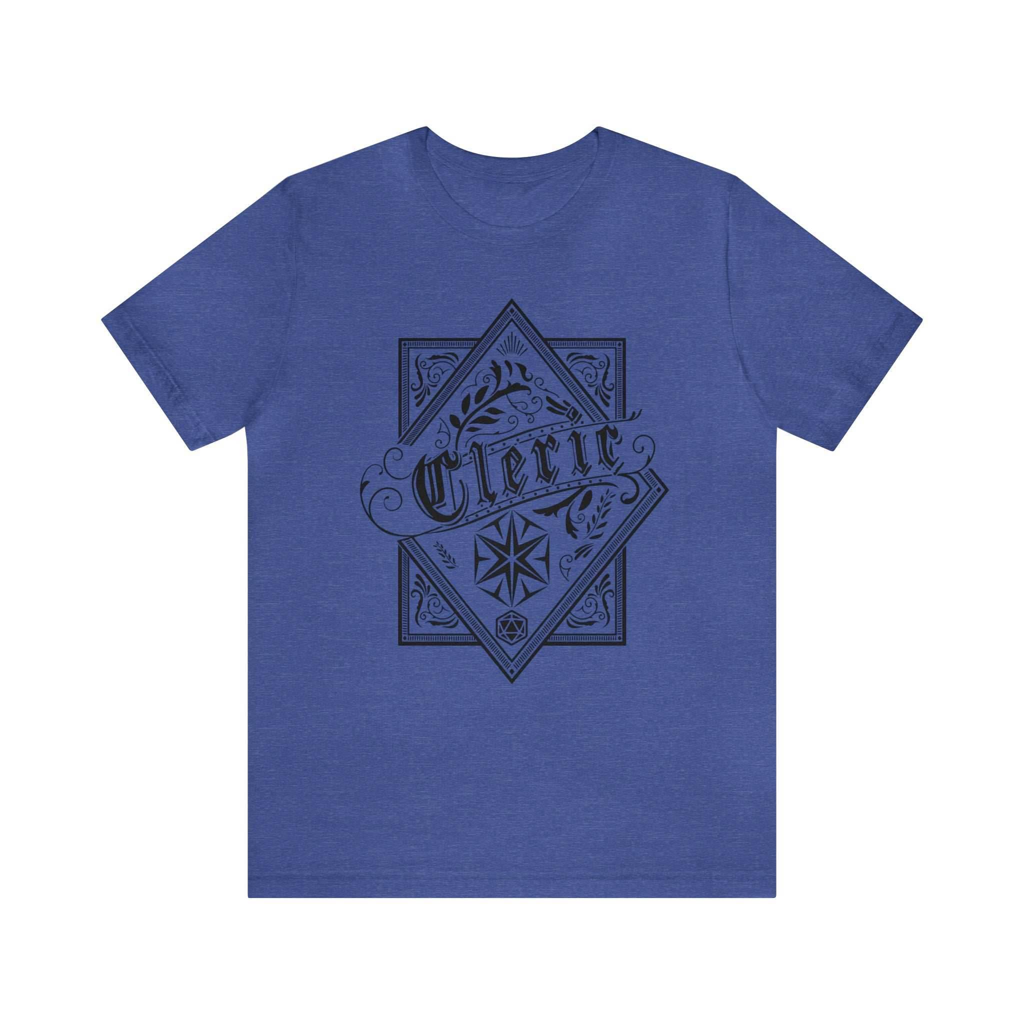 Cleric Class Shirt - Heather True Royal / S