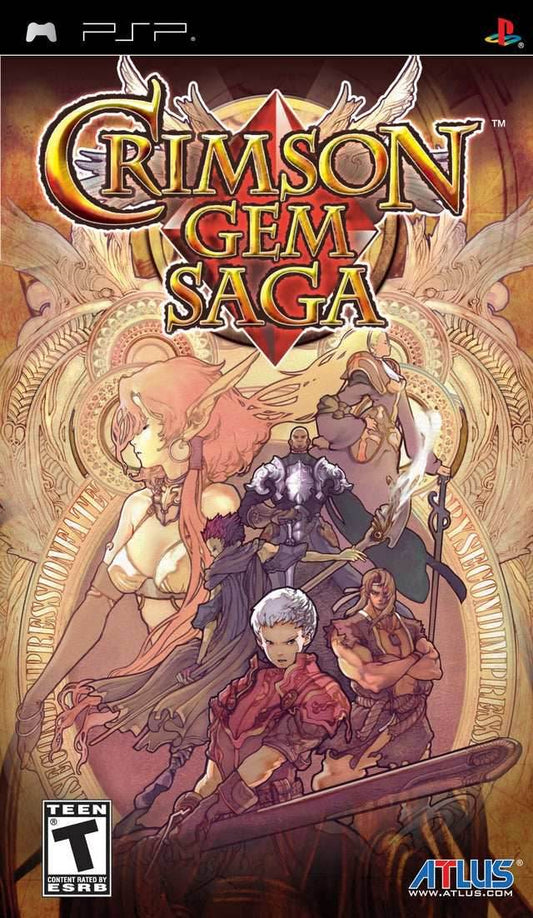 Crimson Gem Saga (PSP) - Game Manual Only