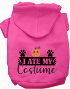 I Ate My Costume Halloween Pet Hoodie