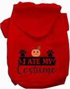 I Ate My Costume Halloween Pet Hoodie