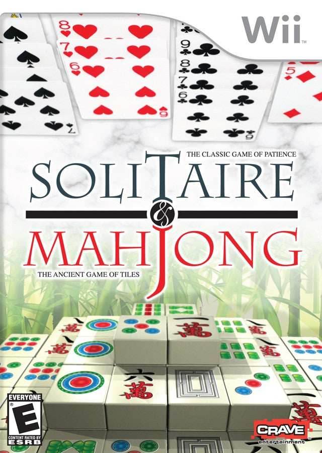 Solitaire & Mahjong (Wii) - Game Manual Only
