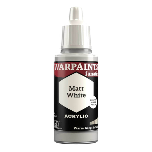 Army Painter Warpaints Fanatic: Matt White 18ml - 