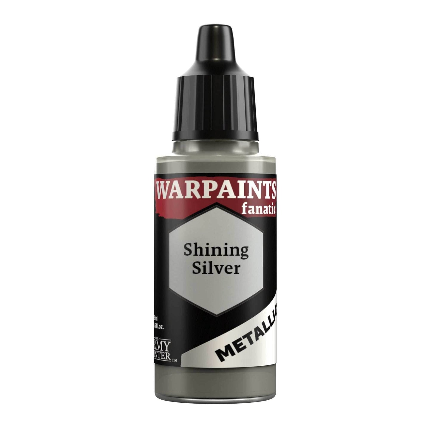 Army Painter Warpaints Fanatic: Metallic - Shining Silver 18ml - 