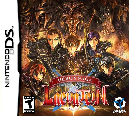 Hero's Saga Laevatein Tactics (Nintendo DS) - Game Manual Only