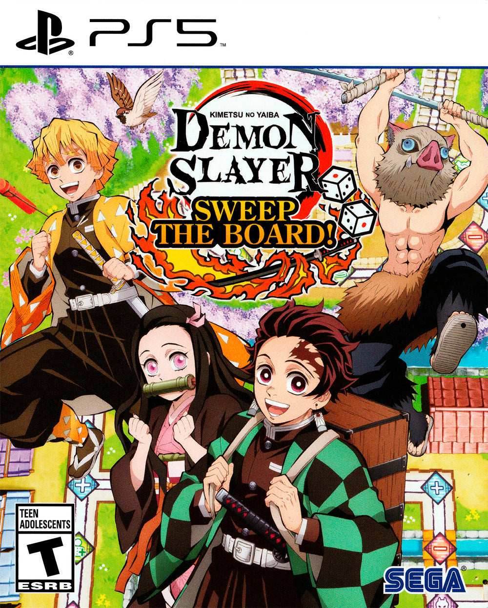 Demon Slayer Kimetsu no Yaiba - Sweep the Board! (PlayStation 5) - Brand New