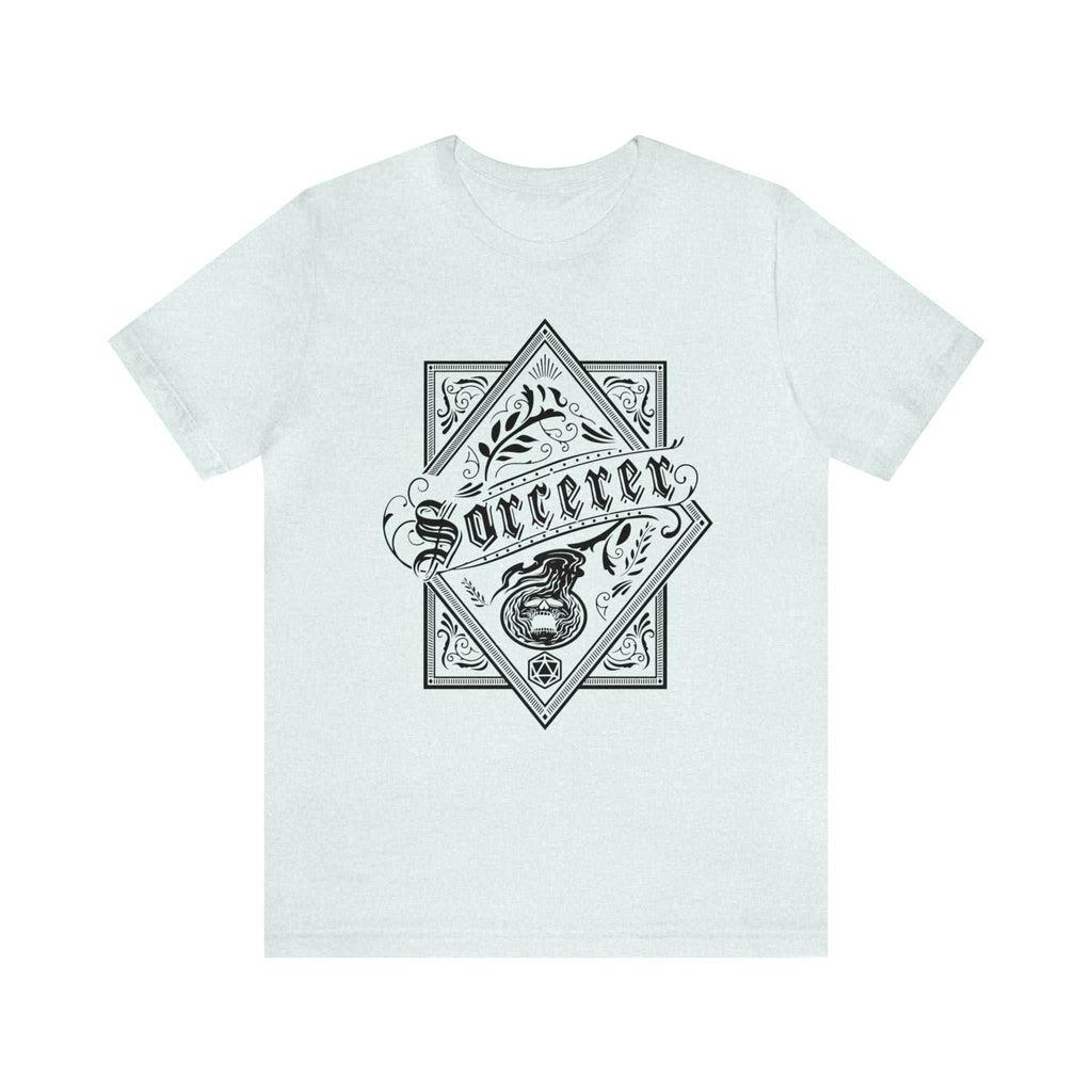 Sorcerer Class Shirt - Heather Ice Blue / S